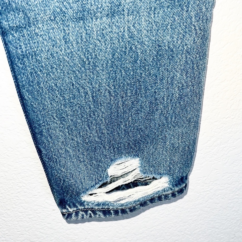 Gap Denim Cheeky Straight Destressed Destroyed Button Fly Jeans - Picture 11 of 13